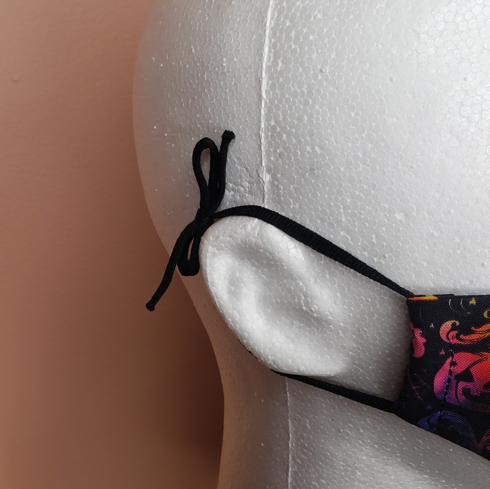 Face Mask Reusable Reversible Washable Halloween Candy Corn Print - Picture 8 of 8